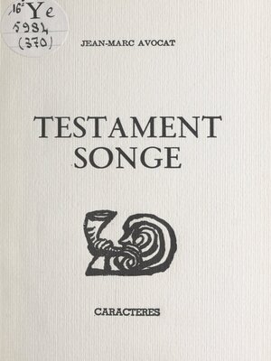 cover image of Testament songe